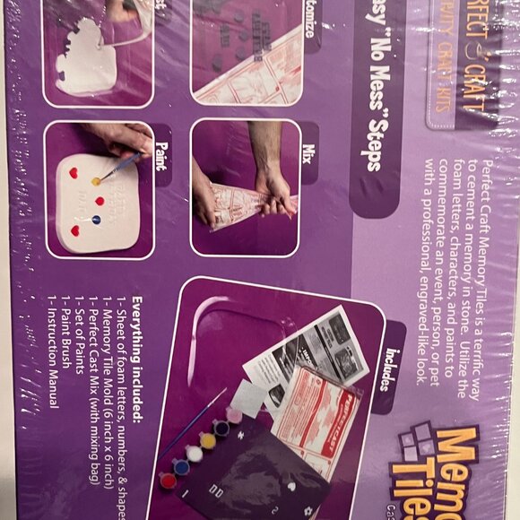 Memory Tile Casting Kits  (Set of 2) Just Paint and Customize Ages 8+ - Picture 15 of 15